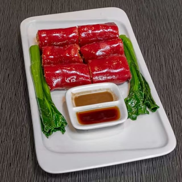 Red Rice Shrimp Noodle Roll 脆皮紅米腸.
