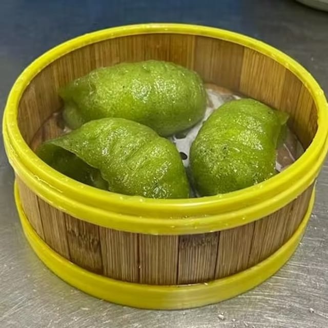 Spinach Shrimp Dumpling 田園鮮蝦菠菜餃.